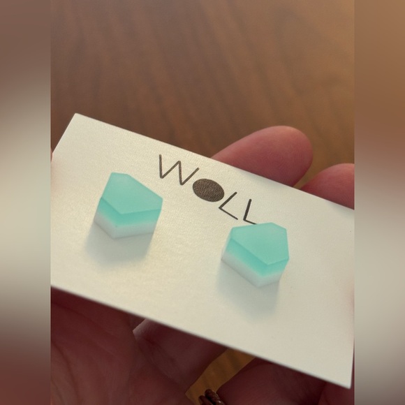 Bundle of Woll acrylic earrings (3) - Picture 4 of 5